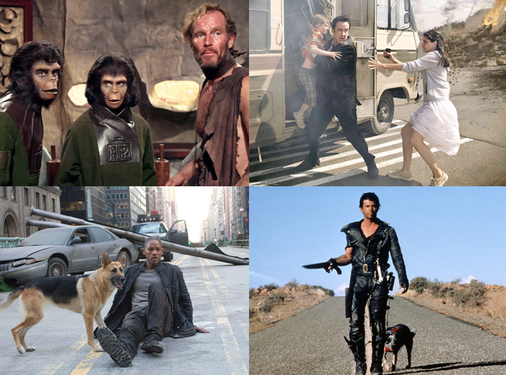 End of the World Split, I Am Legend, 2012, The Road Warrior, Planet of the Apes End of the World Split, I Am Legend, 2012, The Road Warrior, Planet of the Apes